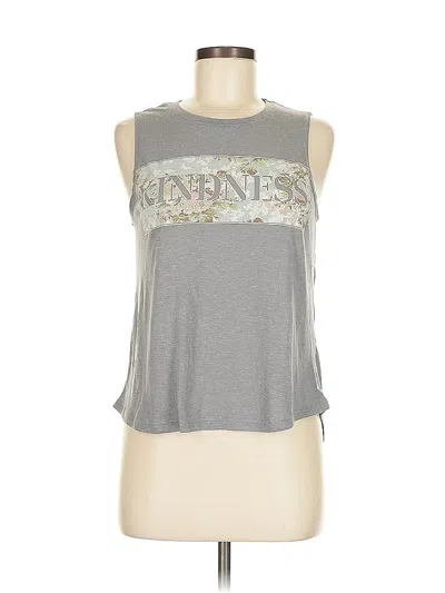 Pre-owned Assorted Brands Sleeveless T-shirt In Gray