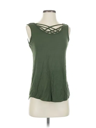 Pre-owned Assorted Brands Sleeveless T-shirt In Green