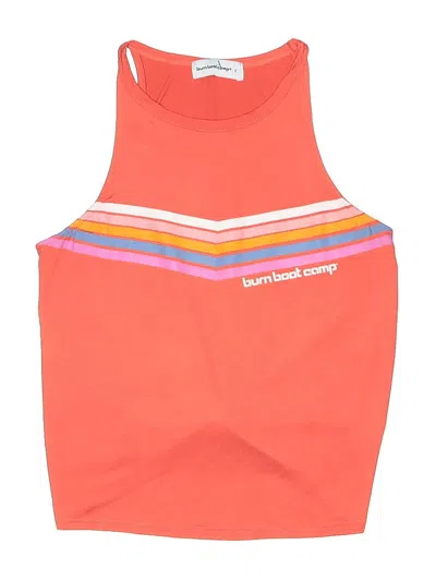 Pre-owned Assorted Brands Kids' Sleeveless T-shirt In Orange