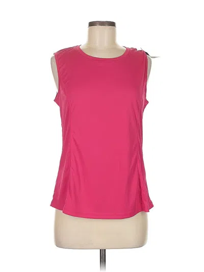 Pre-owned Assorted Brands Sleeveless T-shirt In Pink
