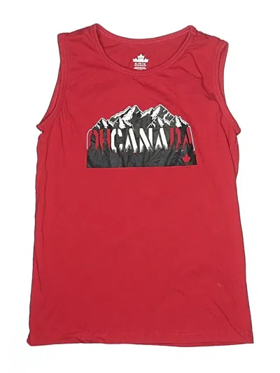 Pre-owned Assorted Brands Kids' Sleeveless T-shirt In Red