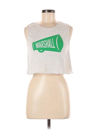 Pre-owned Assorted Brands Sleeveless T-shirt In Silver