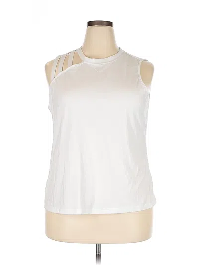 Pre-owned Assorted Brands Sleeveless T-shirt In White