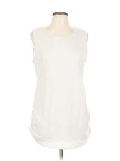 Pre-owned Assorted Brands Sleeveless T-shirt In White