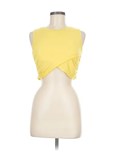 Pre-owned Assorted Brands Sleeveless T-shirt In Yellow