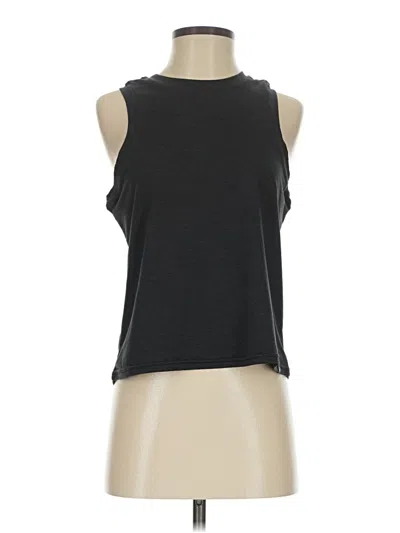 Pre-owned Assorted Brands Sleeveless Top Black Boatneck Tops