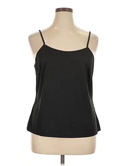 Pre-owned Assorted Brands Sleeveless Top Black Halter Neckline Tops
