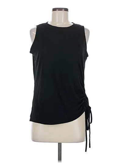 Pre-owned Assorted Brands Sleeveless Top Black One Shoulder Neckline Tops