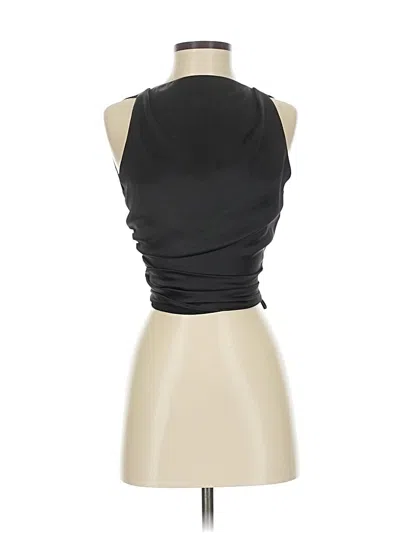 Assorted Brands Sleeveless Top Black Strapless Neckline Tops