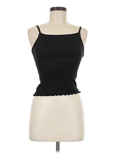 Pre-owned Assorted Brands Sleeveless Top Black Sweetheart Neckline Tops