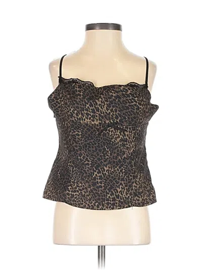 Pre-owned Assorted Brands Sleeveless Top Black Sweetheart Neckline Tops