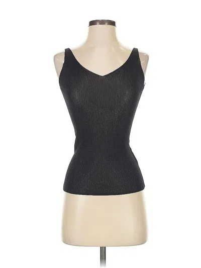 Pre-owned Assorted Brands Sleeveless Top Blue Scoop Neck Tops