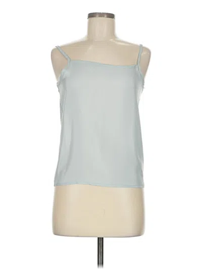 Pre-owned Assorted Brands Sleeveless Top Blue Strapless Neckline Tops