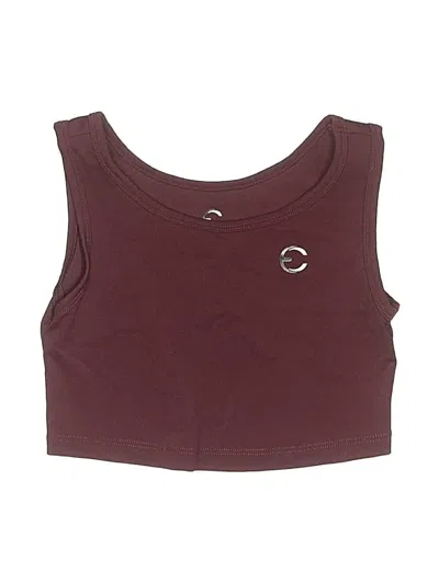 Pre-owned Assorted Brands Kids' Sleeveless Top Burgundy Keyhole Neckline Tops