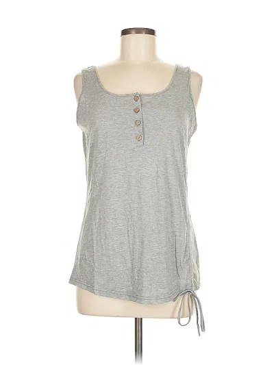 Assorted Brands Sleeveless Top Gray Scoop Neck Tops