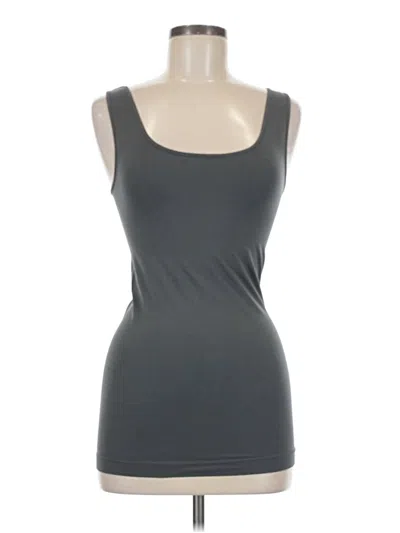 Pre-owned Assorted Brands Sleeveless Top Gray Scoop Neck Tops