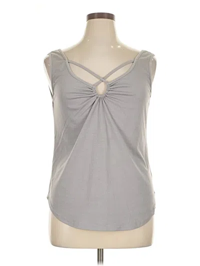 Pre-owned Assorted Brands Sleeveless Top Gray Sweetheart Neckline Tops
