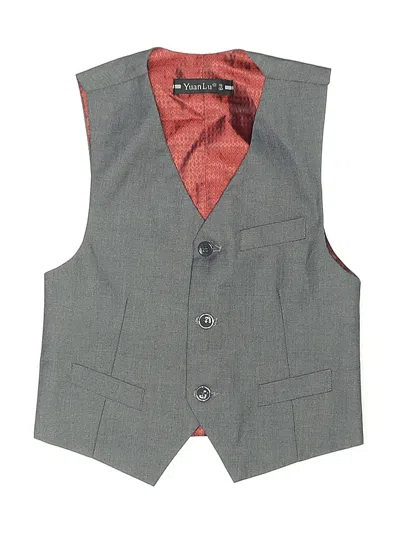 Pre-owned Assorted Brands Kids' Sleeveless Top Gray Tops