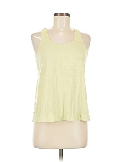 Pre-owned Assorted Brands Sleeveless Top Green Halter Neckline Tops