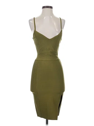 Pre-owned Assorted Brands Sleeveless Top Green Sweetheart Neckline Tops