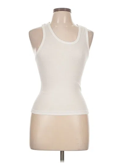 Pre-owned Assorted Brands Sleeveless Top Ivory Halter Neckline Tops