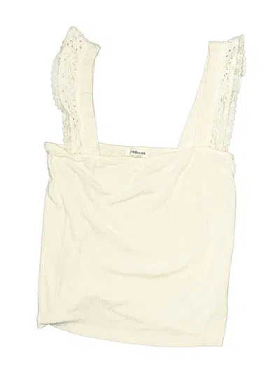 Pre-owned Assorted Brands Kids' Sleeveless Top Ivory Halter Neckline Tops In White