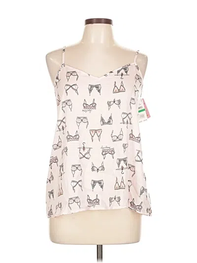 Assorted Brands Sleeveless Top Ivory Square Neckline Tops In White