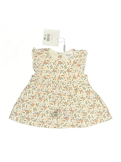 Assorted Brands Babies' Sleeveless Top Ivory Strapless Neckline Tops In Multi