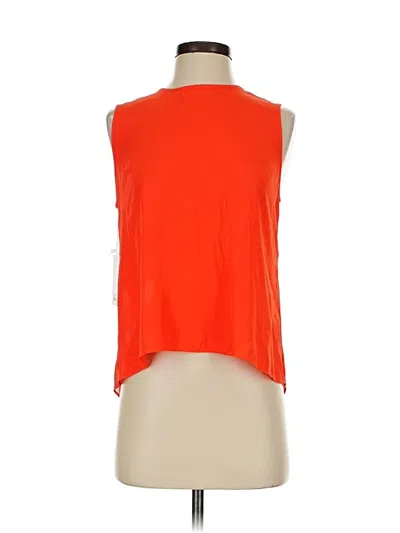 Assorted Brands Sleeveless Top Orange Halter Neckline Tops