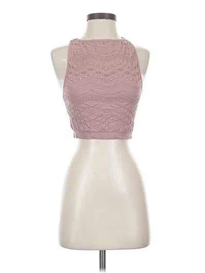 Pre-owned Assorted Brands Sleeveless Top Pink Halter Neckline Tops