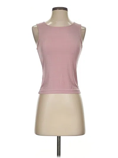 Pre-owned Assorted Brands Sleeveless Top Pink Halter Neckline Tops