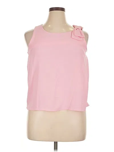 Assorted Brands Sleeveless Top Pink One Shoulder Neckline Tops