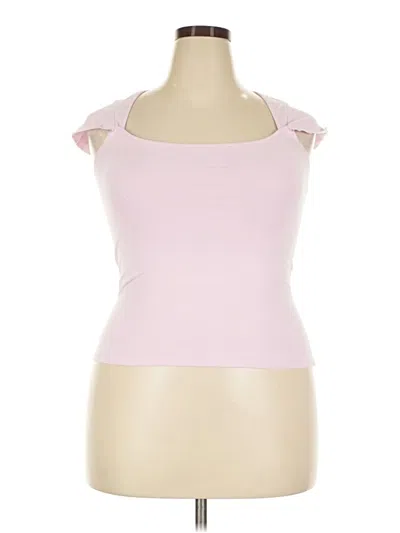 Pre-owned Assorted Brands Sleeveless Top Pink Sweetheart Neckline Tops