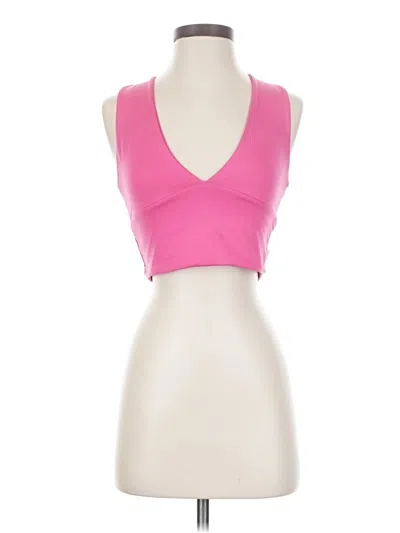 Pre-owned Assorted Brands Sleeveless Top Pink V-neck Tops