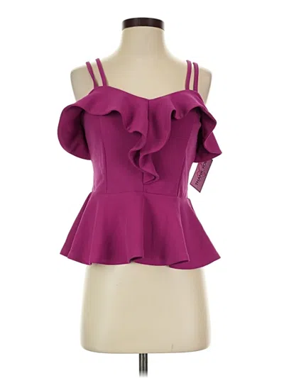 Assorted Brands Sleeveless Top Purple Cold Shoulder Neckline Tops