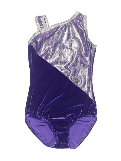 Pre-owned Assorted Brands Sleeveless Top Purple One Shoulder Neckline Tops