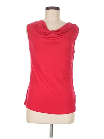 Pre-owned Assorted Brands Sleeveless Top Red Cowl Neck Tops