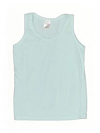 Pre-owned Assorted Brands Babies' Sleeveless Top Teal Scoop Neck Tops