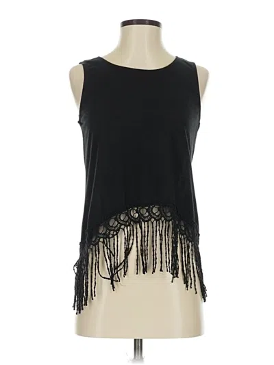 Pre-owned Assorted Brands Sleeveless T-shirt In Black