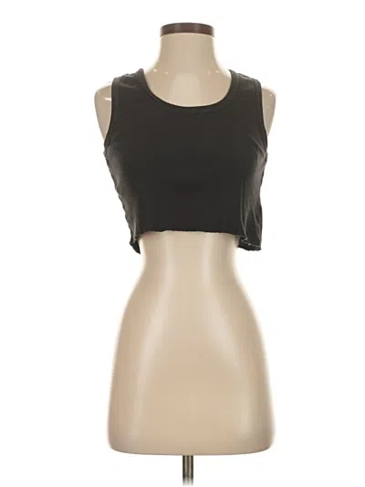 Pre-owned Assorted Brands Sleeveless T-shirt In Black