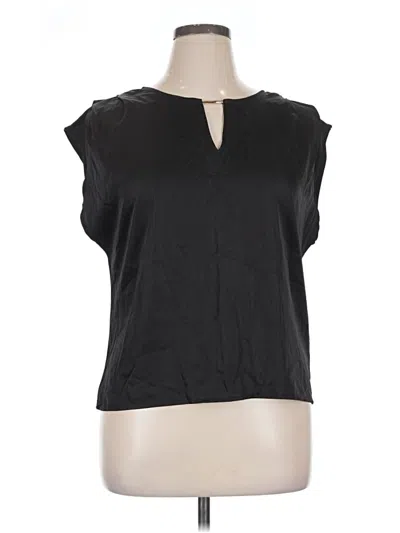 Pre-owned Assorted Brands Sleeveless T-shirt In Black