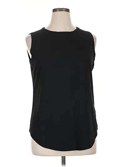 Pre-owned Assorted Brands Sleeveless T-shirt In Black