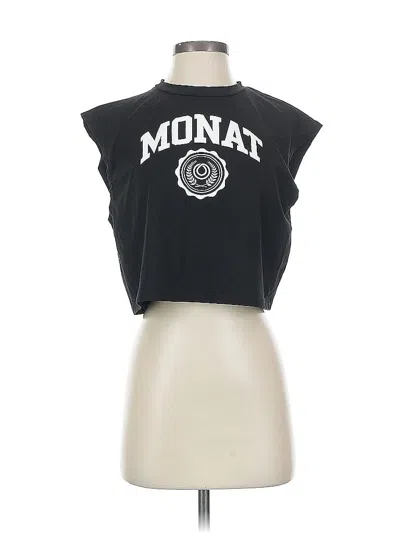 Pre-owned Assorted Brands Sleeveless T-shirt In Black