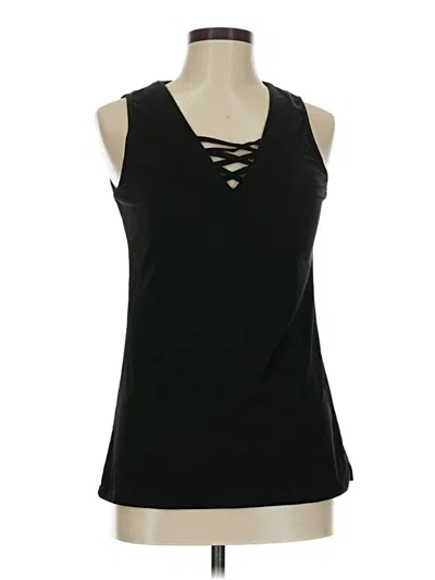 Pre-owned Assorted Brands Sleeveless T-shirt In Black