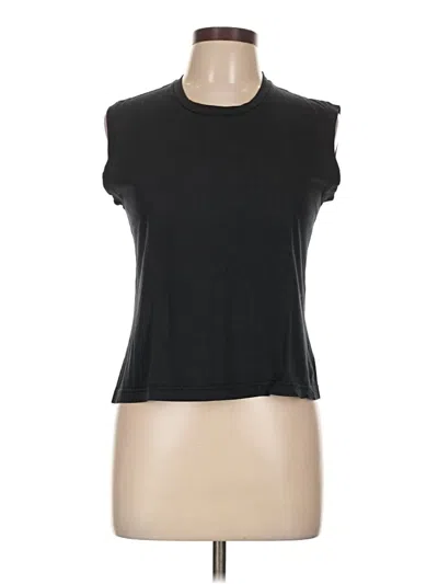 Pre-owned Assorted Brands Sleeveless T-shirt In Black
