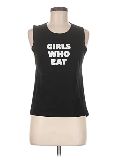 Pre-owned Assorted Brands Sleeveless T-shirt In Black