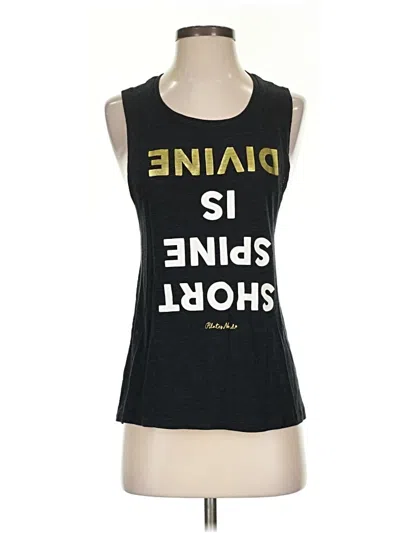 Pre-owned Assorted Brands Sleeveless T-shirt In Black