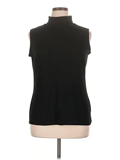 Pre-owned Assorted Brands Sleeveless T-shirt In Black