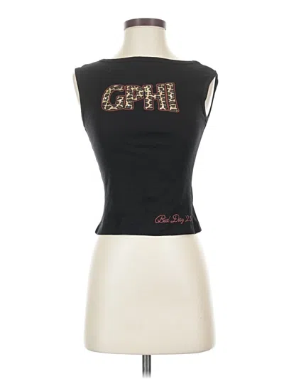 Pre-owned Assorted Brands Sleeveless T-shirt In Black
