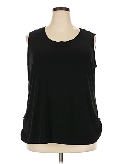 Pre-owned Assorted Brands Sleeveless T-shirt In Black